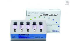 Блоки e.max CAD для CEREC и inLab LT C14/5 Blocks цвета A-D высокая прозрачность, 5шт  (Ivoclar Vivadent)