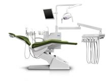 Siger U200  - стоматологическая установка с нижней подачей инструментов, с сенсорной панелью