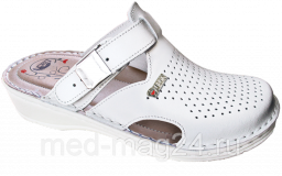 Обувь женская сабо LEON - V-260,белые 39
