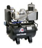 Cattani 30-67 - безмасляный компрессор для одной стоматологической установки, без осушителя, с кожухом, с ресивером 30 л, 67,5 л