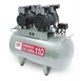 W-608 - безмасляный компрессор для 3-х стоматологических установок с ресивером 110 л (260 л/мин)