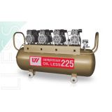 W-613 - безмасляный компрессор для 6-ти стоматологических установок с ресивером 225 л (520 л/мин)