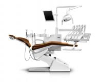 Siger U200 - стоматологическая установка с верхней подачей инструментов, с сенсорной панелью