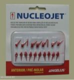 Заготовки из беззольной пластмассы - Nucleojet assorted с культей  для отливки метал. постов, уп/10 шт. для фронтальных зубов +