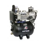 Cattani 45-238 - безмасляный компрессор для 3-х стоматологических установок, c осушителем, без кожуха, с ресивером 45 л, 238 л/м