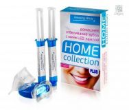 Набор для домашнего отбеливания зубов Home Collection PLUS с мини LED- лампой и каппами для домашнего отбеливания