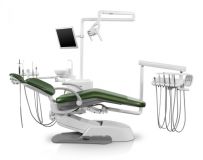 Siger U500 - стоматологическая установка с нижней подачей инструментов, с электромеханическим креслом и креплением блока на шарн