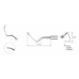 P26L - пародонтологическая насадка к скейлерам Varios, с левосторонним изгибом (1 шт.)