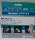 Штифты стоматологические стекловолоконные - Exacto Translucent Kit, полный комплект, уп/15шт+3бора (№1-5шт. d= 0,7мм + 1бор  №2-